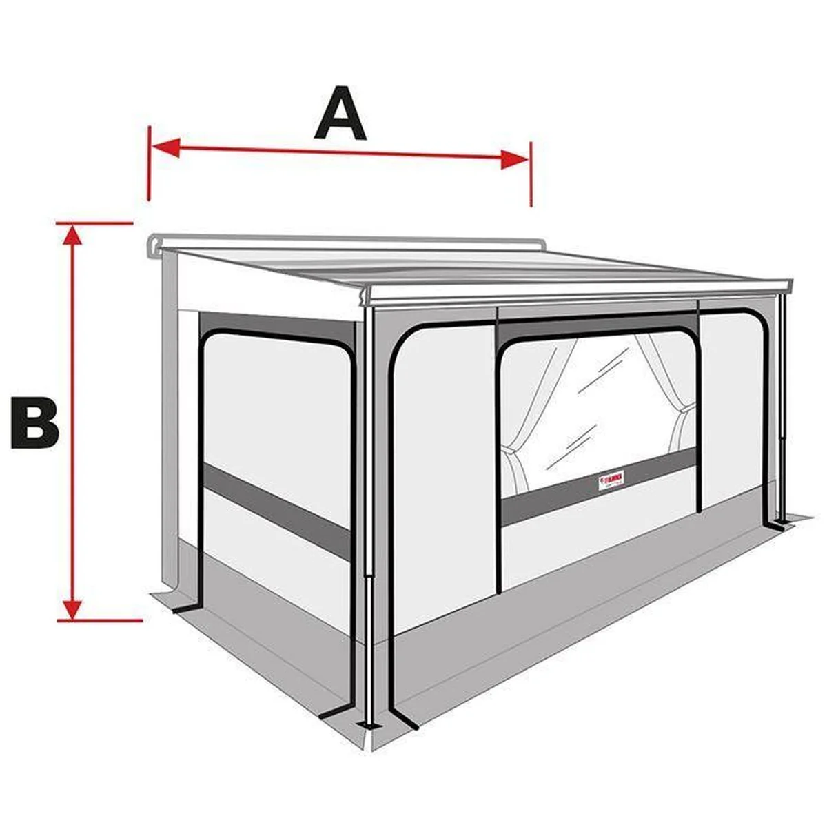 Fiamma Privacy Room Ultra Light 400 for F45s F45L F65s F65L Awnings 07350-03 - Image 3