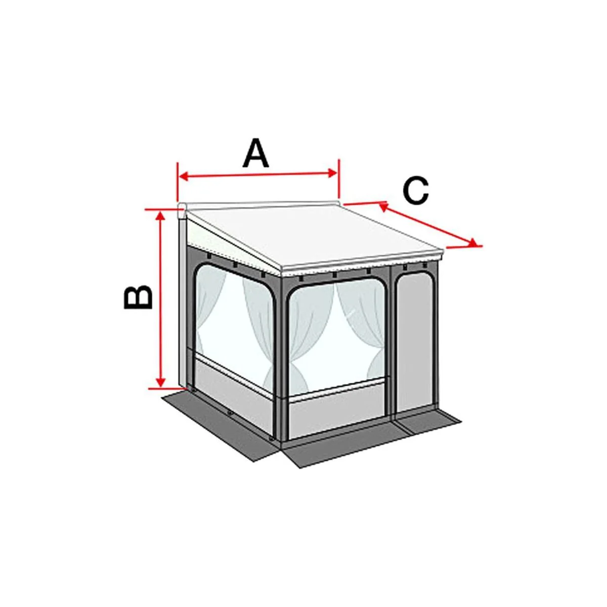 Fiamma Privacy Room Van 260 F45 - Image 2