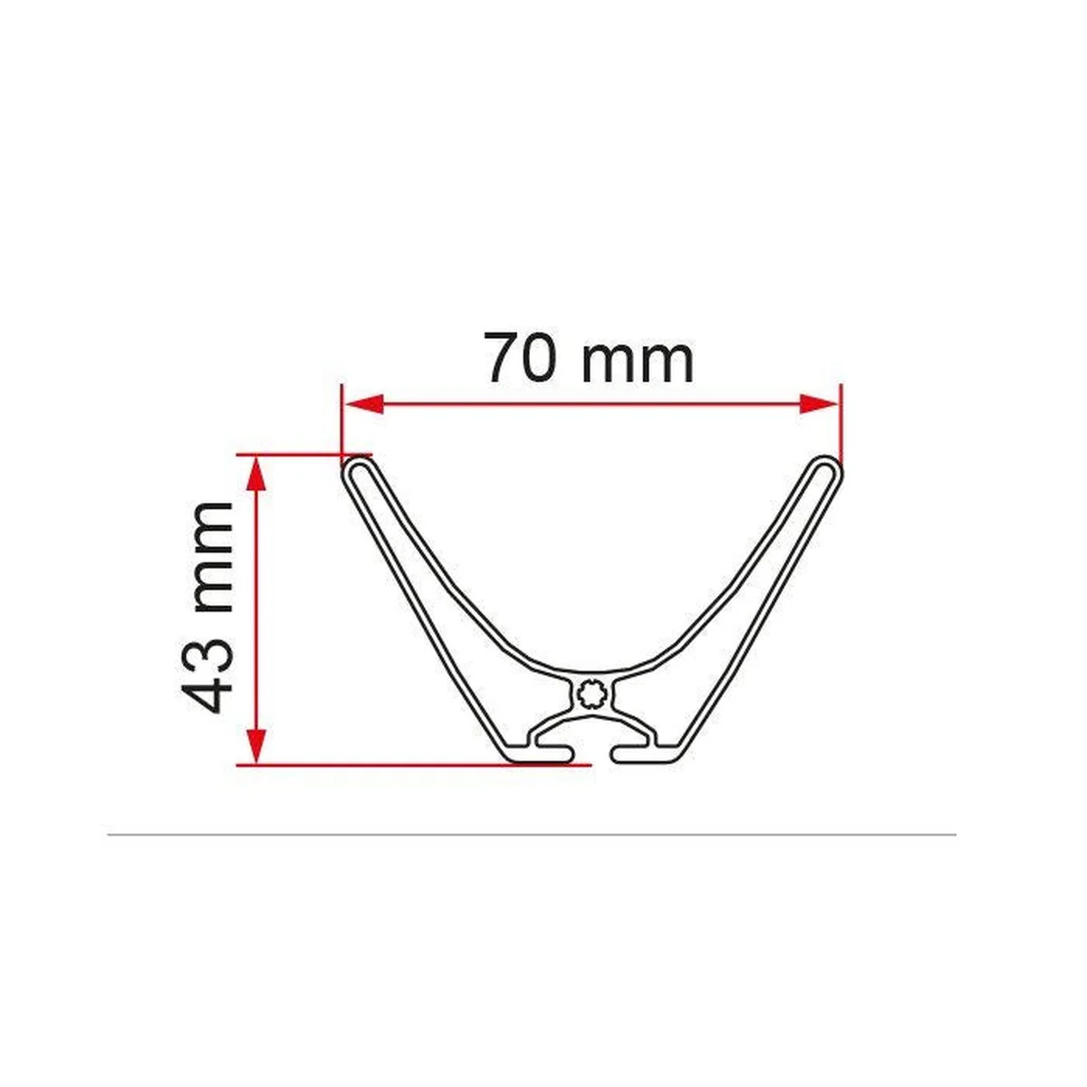 Fiamma Rail Plus XL Bike Rail - Image 3