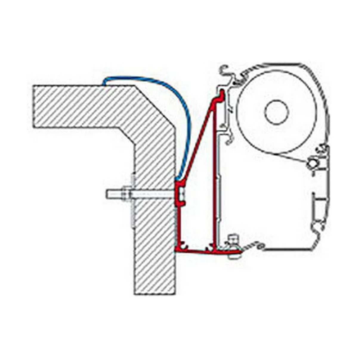 Fiamma Rapido 6 Bracket 4.0m