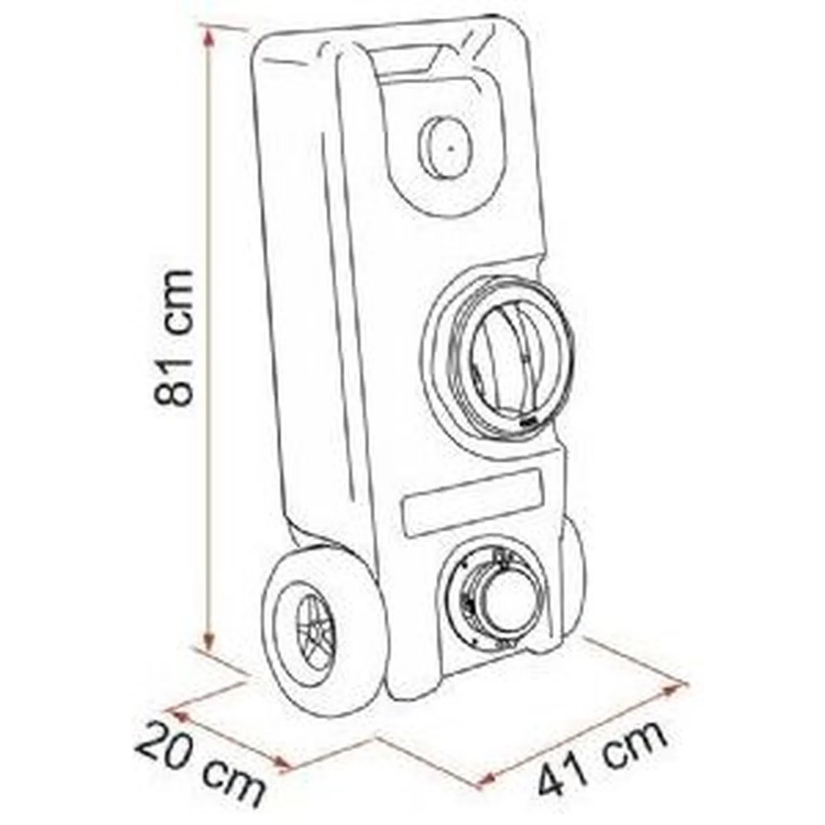 Fiamma Roll Tank 40 F (Fresh) 08307-02A - Image 2
