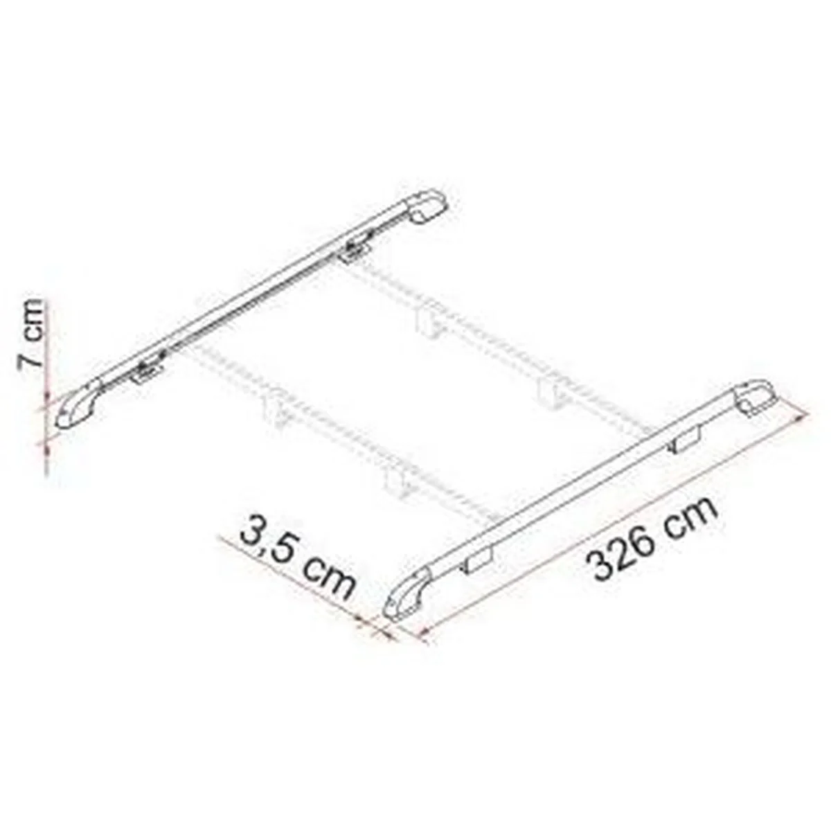 Fiamma Roof Rail 05516-01- - Image 2