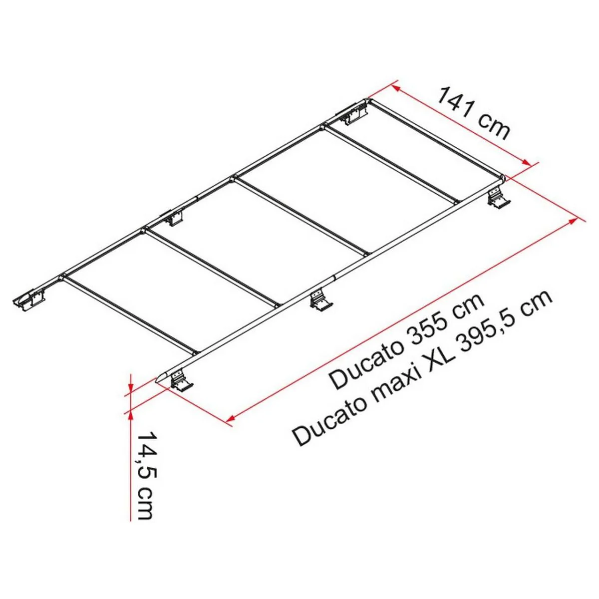 Fiamma Roof Rail Ducato