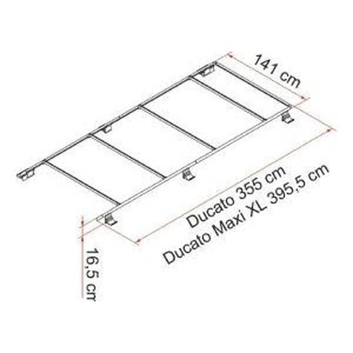 Fiamma Roof Rail Ducato Maxi Xl 05808-02- - Image 2