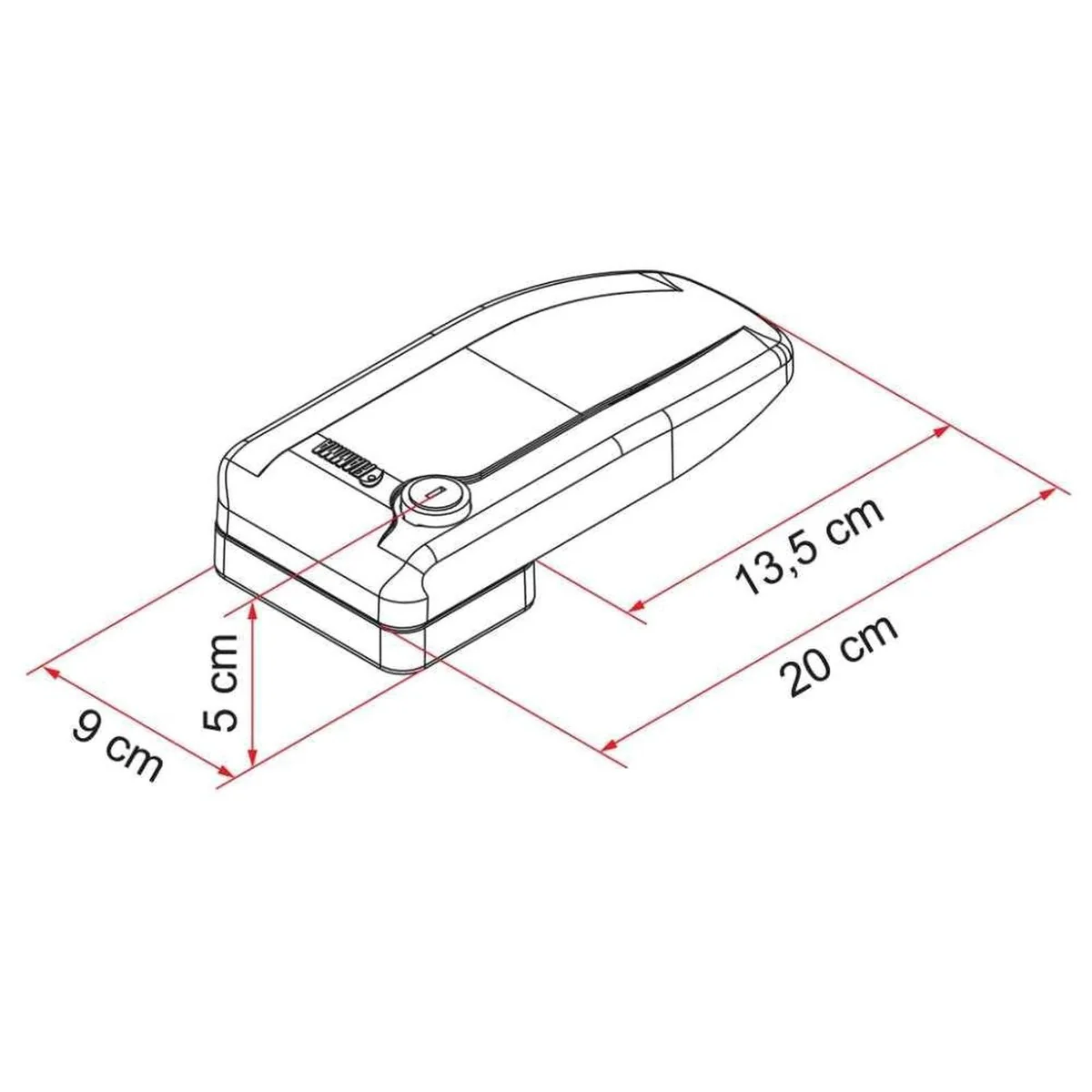 Fiamma Safe Door Magnum White - R (08277-01-) - Image 2