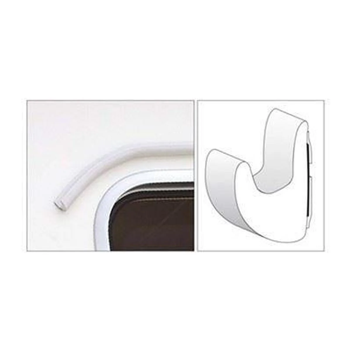 Fiamma Self Adhesive Strip Grey Drip Stop 300Cm Anti Rain Rail Caravan Motorhome 03922A01G