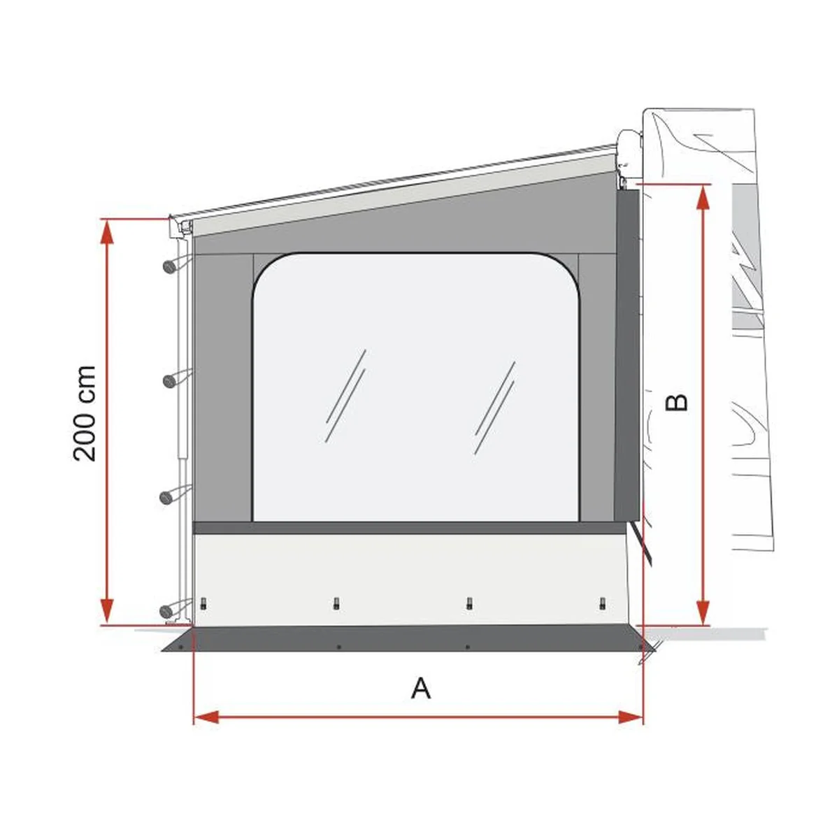 Fiamma Side W Pro Van F45