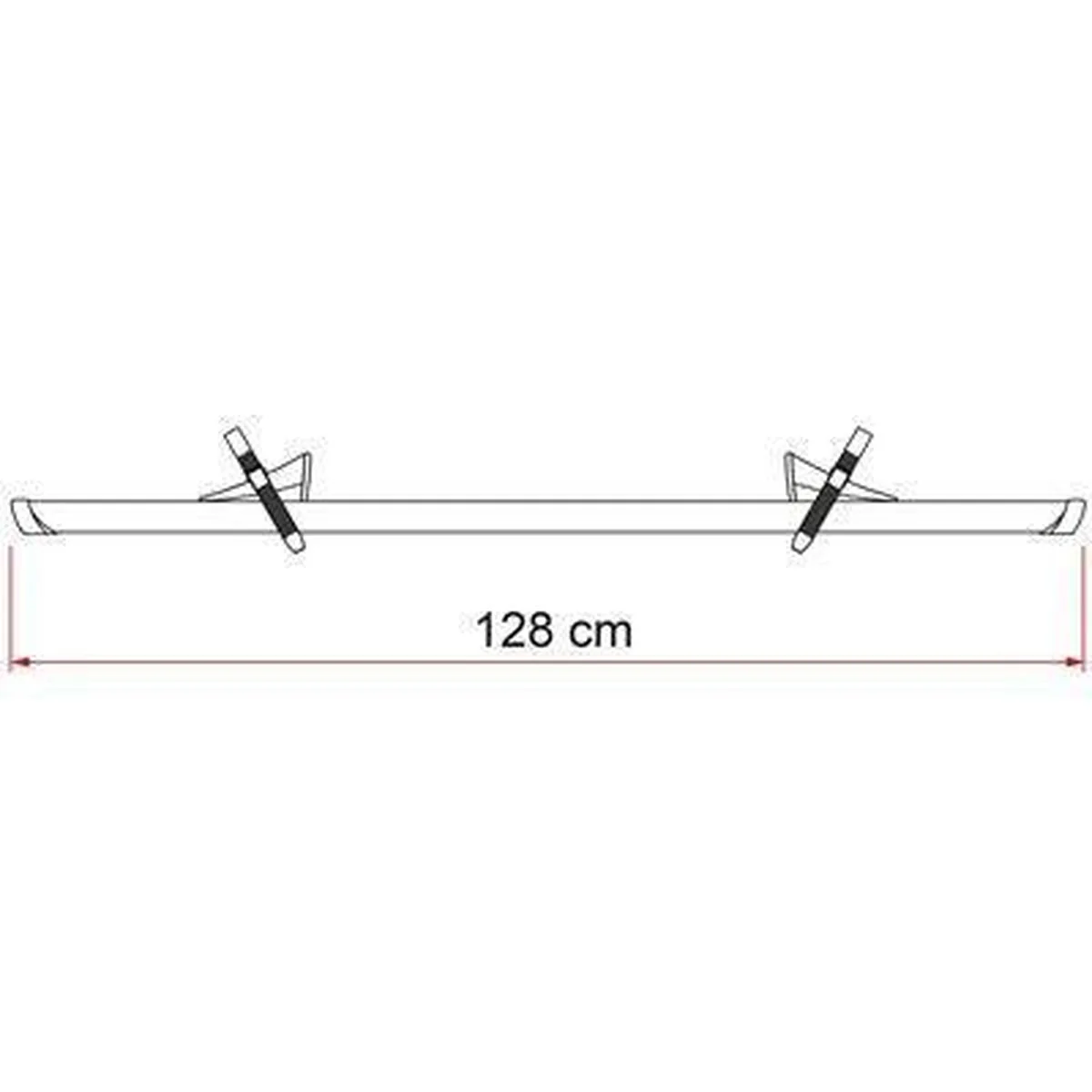 Fiamma New Style Rail Premium for Cycle Carriers Carry Bike Extra Replacement - Image 2