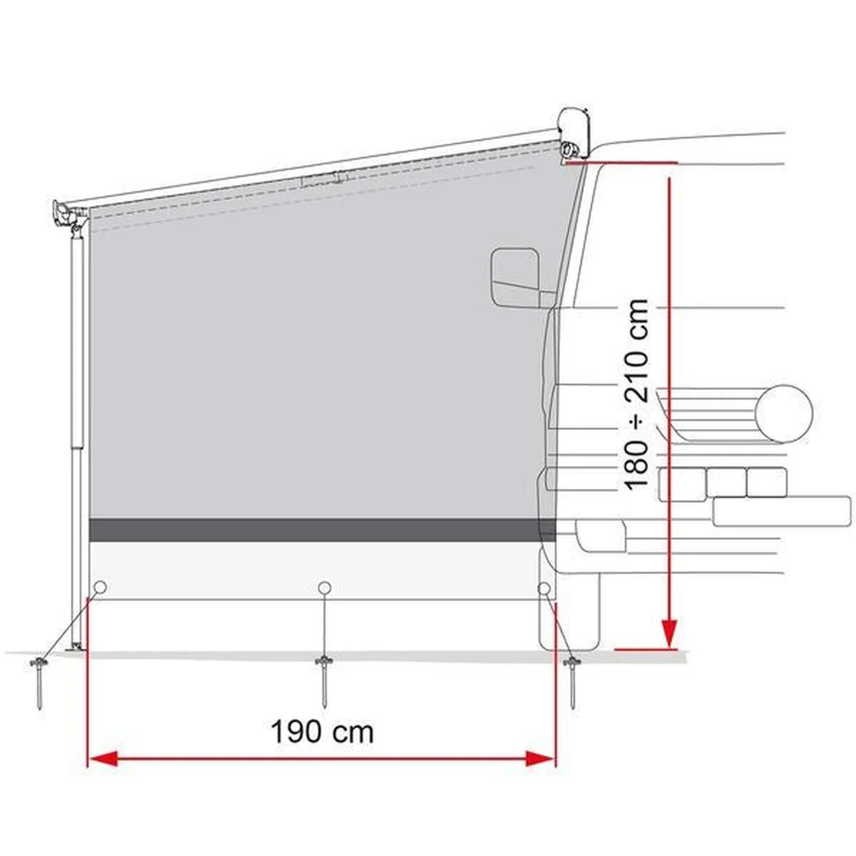 Fiamma Sun View Side F45/F70/F65/F80 (08989-01-) - Image 2