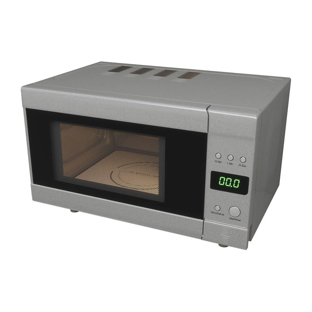 Flatbed Microwave in Silver Without Rotating Plate (230V, 700W, 20L) - Image 2