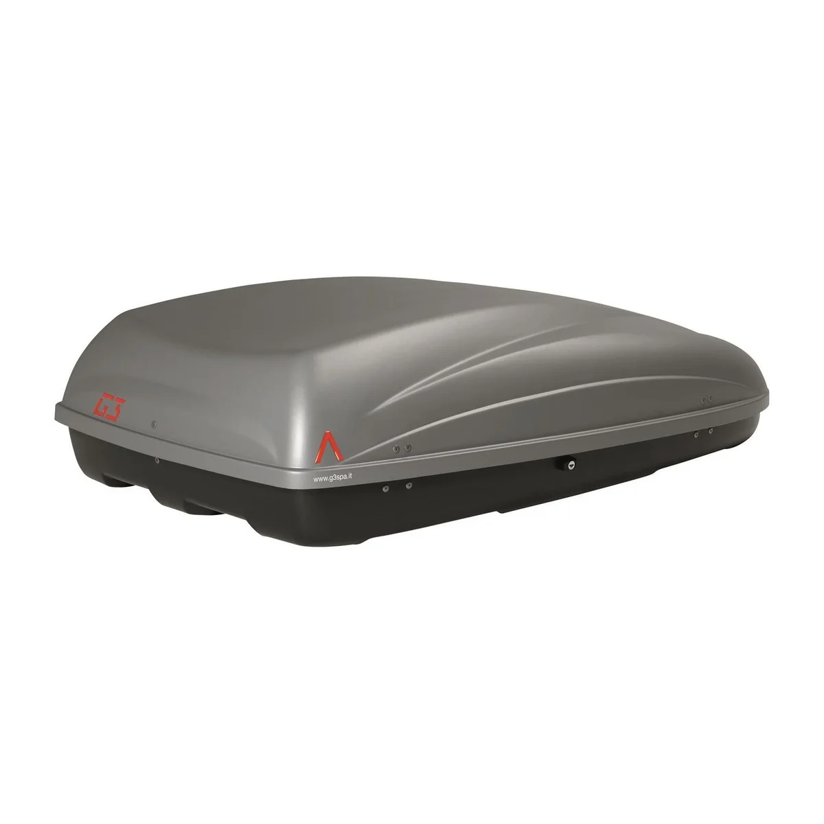 G3 Krono Car Roof Box 400L Carrier Travel Storage Luggage Holder Grey