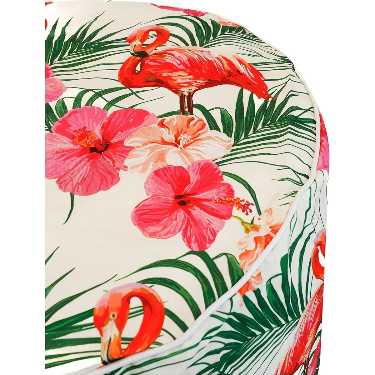 Gaeden Flamingo Palm Print Inflatable Ottoman - Image 3