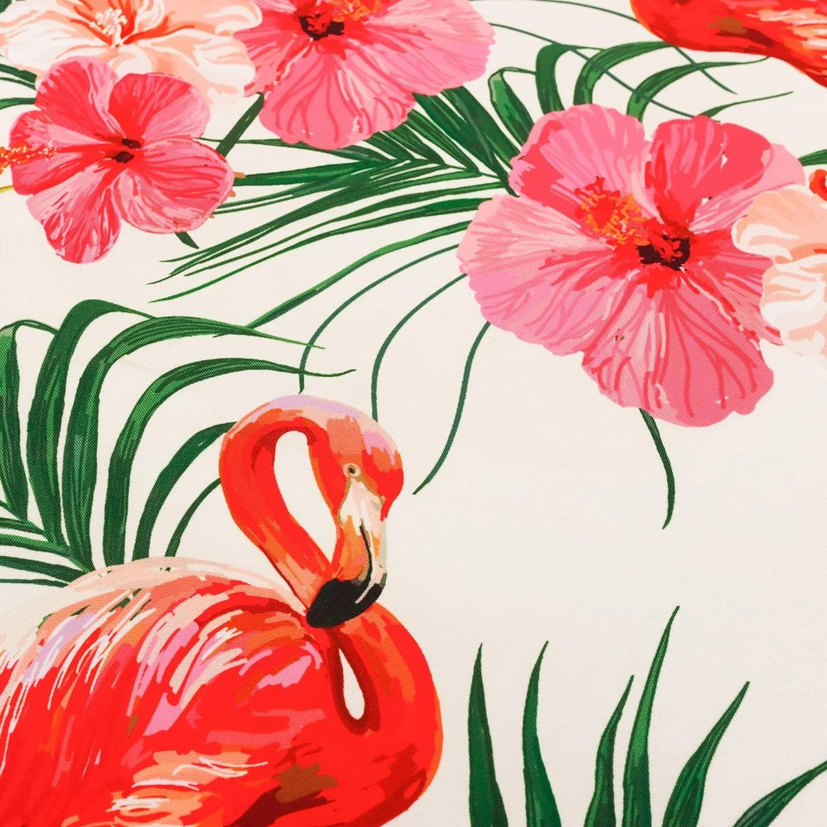 Gaeden Flamingo Palm Print Inflatable Ottoman - Image 4