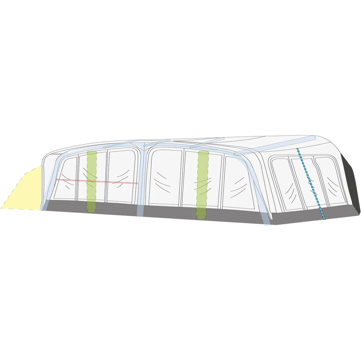 Galaxy 2 Air Full Awning (1016 - 1050 Size 10 : L) 12037100000002 - Image 8