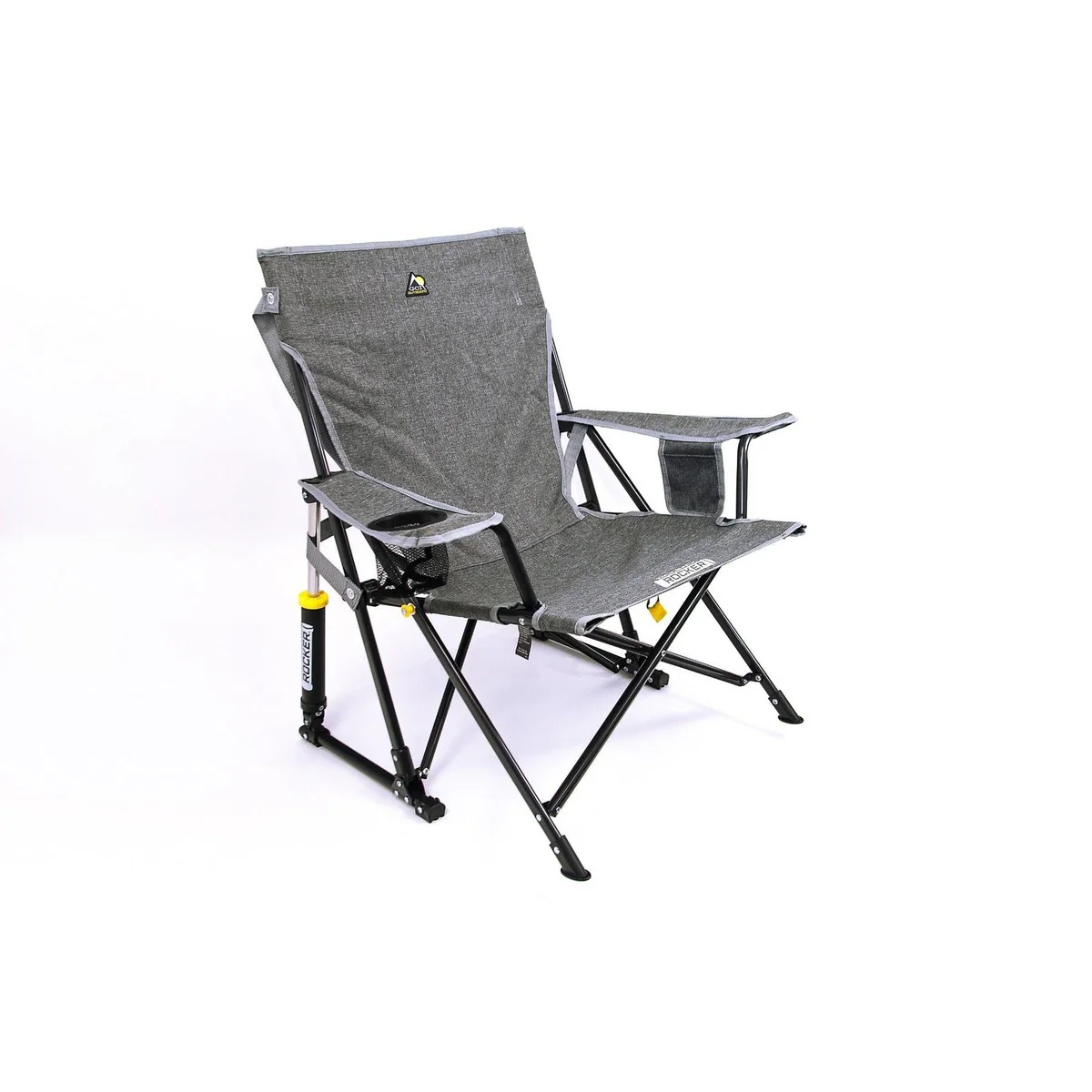 GCI Outdoor Kickback Rocker Camping Rocking Chair - Dark Charcoal