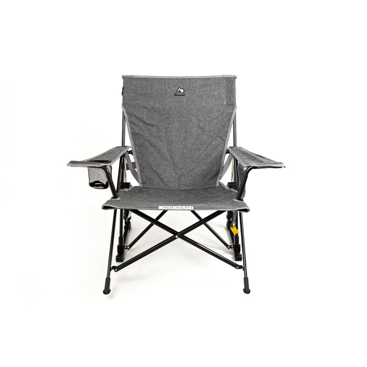 GCI Outdoor Kickback Rocker Camping Rocking Chair - Dark Charcoal - Image 2