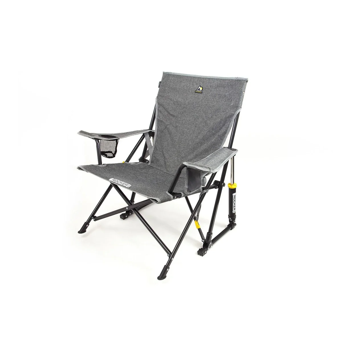 GCI Outdoor Kickback Rocker Camping Rocking Chair - Dark Charcoal - Image 3