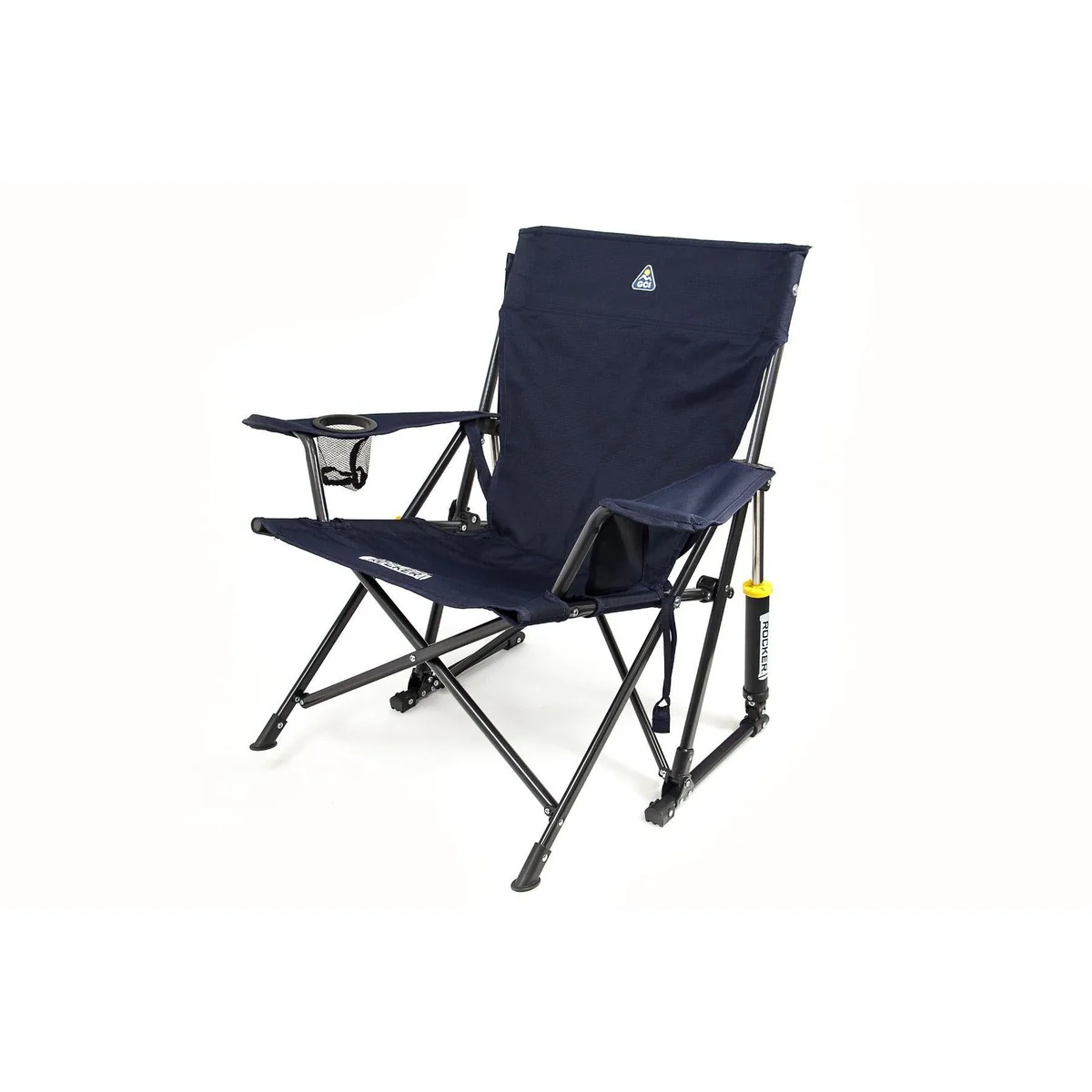 GCI Outdoor Kickback Rocker Camping Rocking Chair - Indigo Blue - Image 3