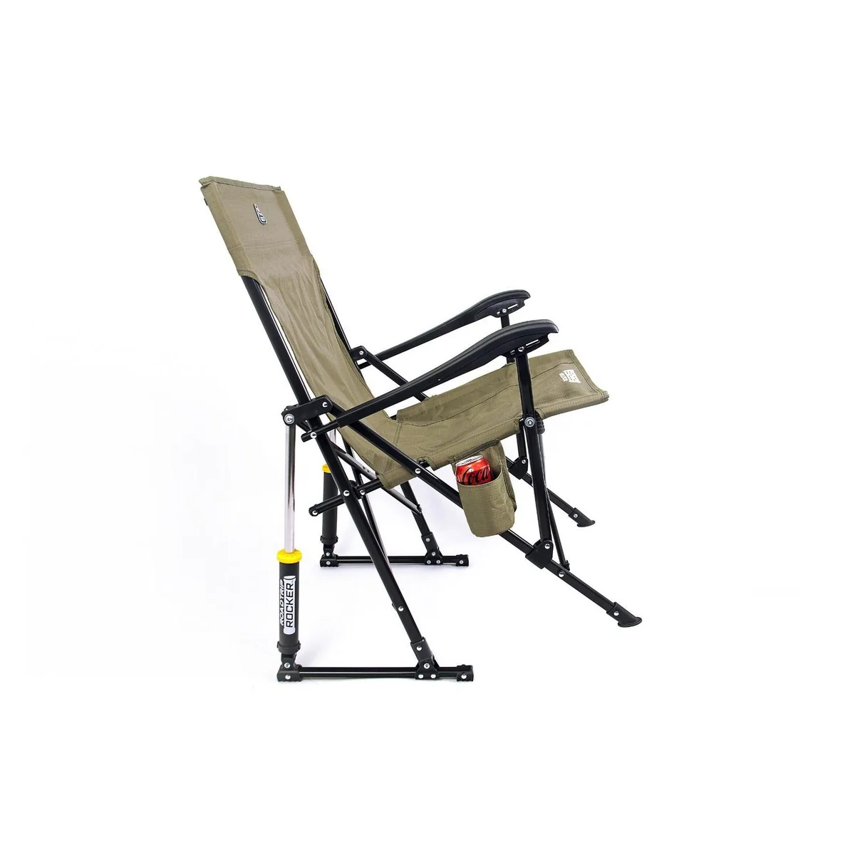 GCI Outdoor RoadTrip Rocker Camping Rocking Chair- Aged Fatigue - Image 7