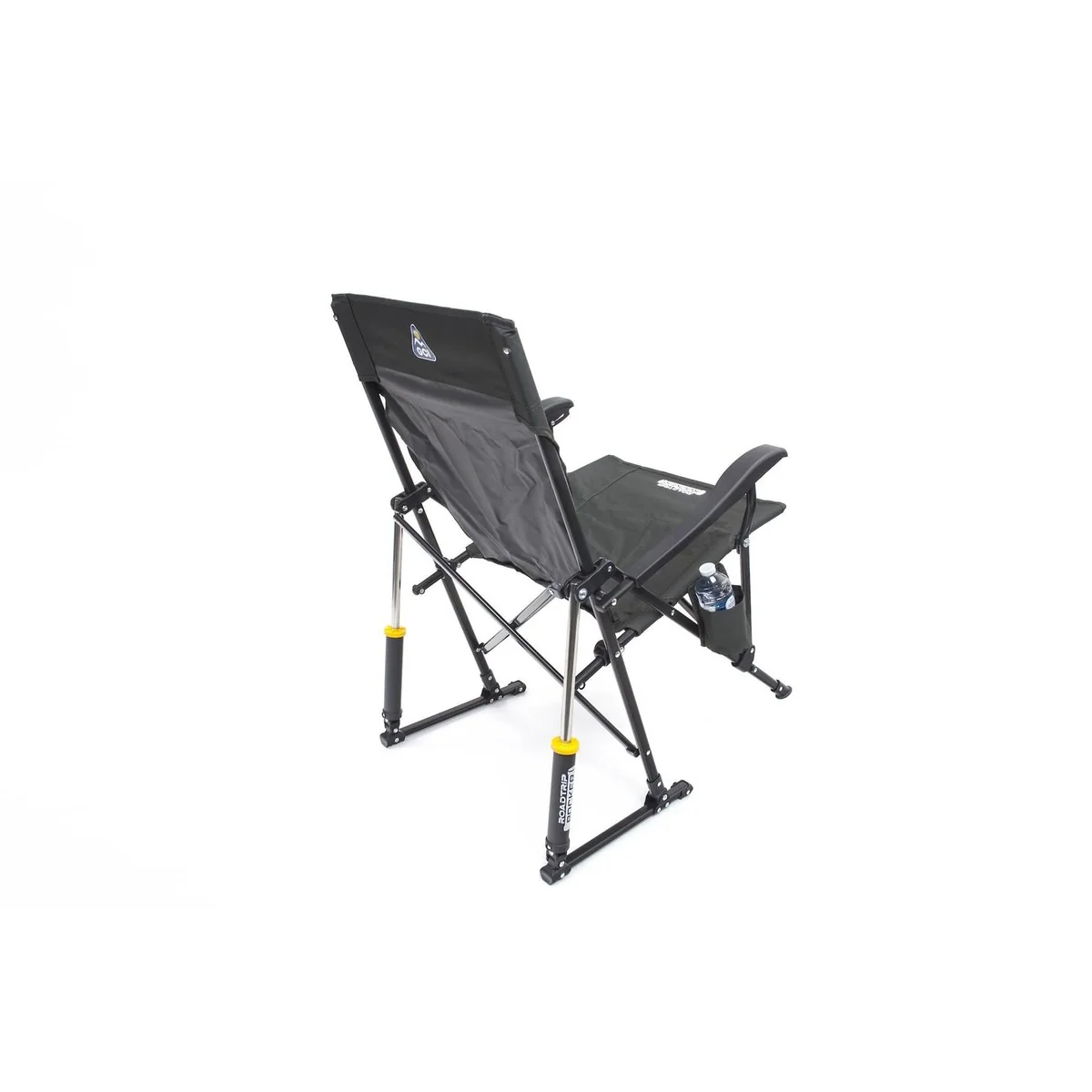 GCI Outdoor RoadTrip Rocker Camping Rocking Chair - Dark Charcoal - Image 3