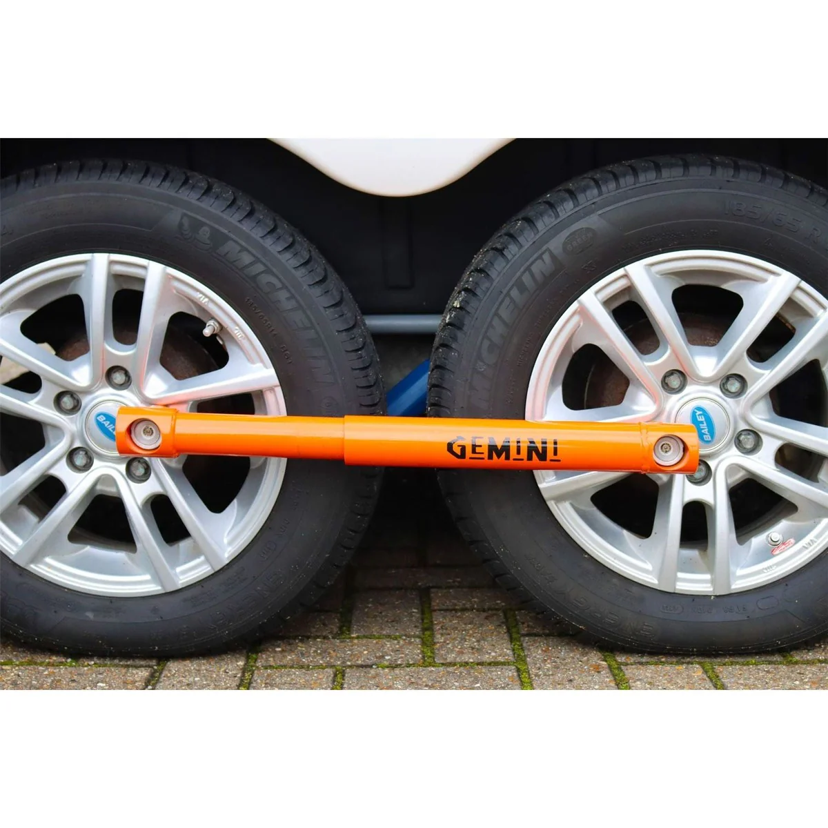 Gemini Caravan Twin Wheel Clamp Lock High Security Wheelclamp By Purpleline