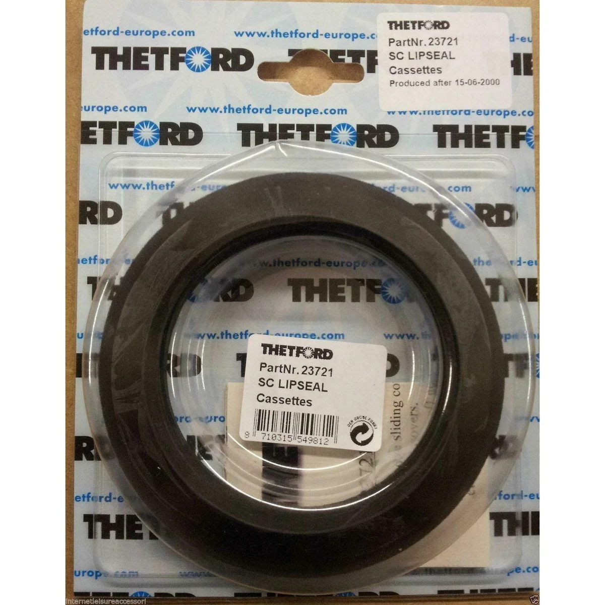 Genuine Thetford Cassette Lip Seal 23721 Toilet C2 C3 C4 C200 - Image 3