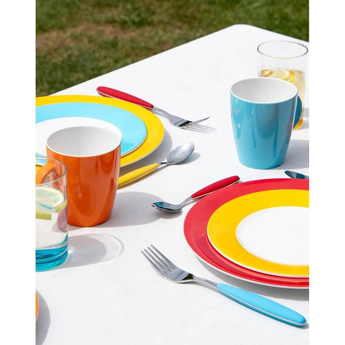 Gimex Colour Line Mug Rainbow 380ml 4 Pieces - Image 2