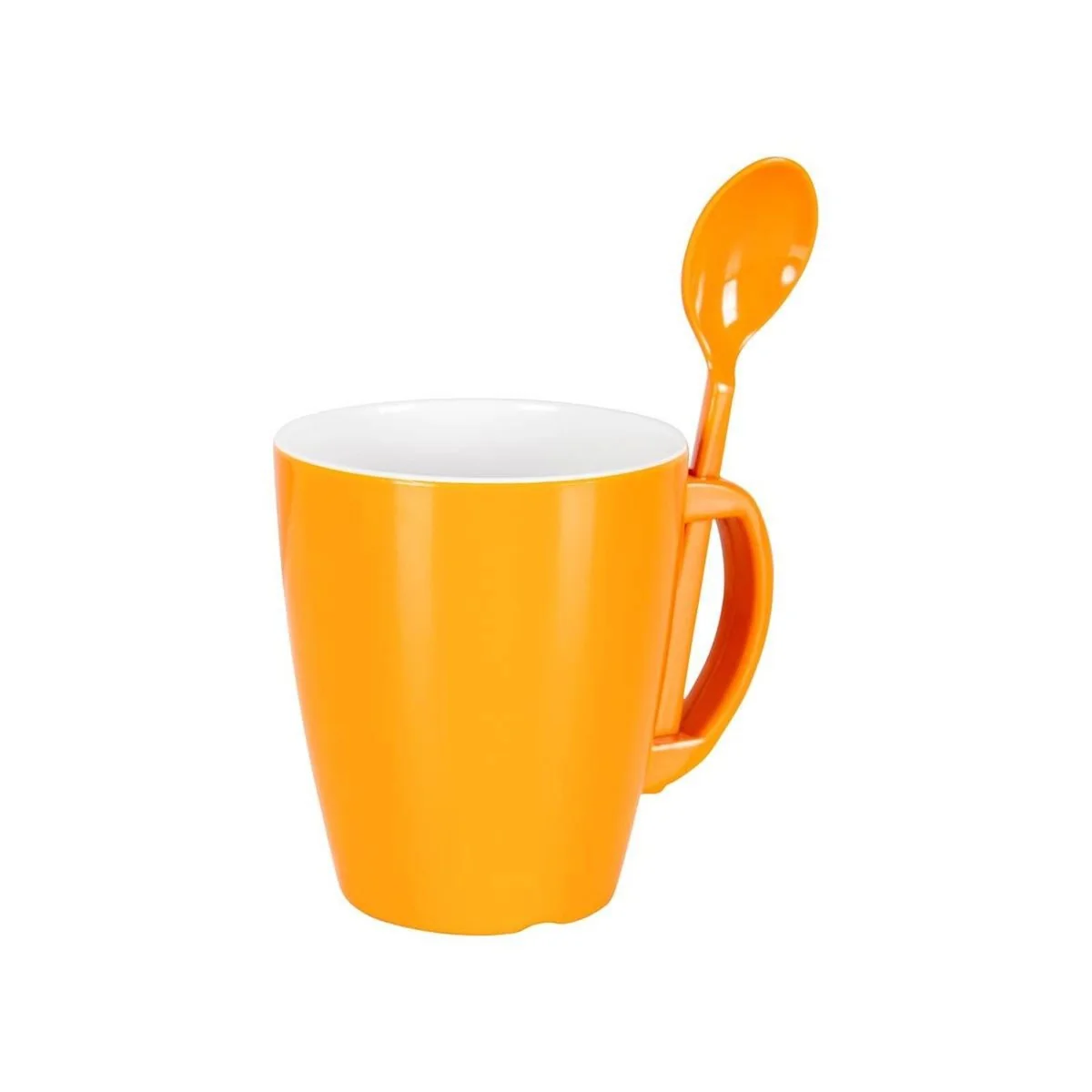 Gimex Colour Line Mug With Spoon Rainbow 390ml 4 Pieces - Image 3