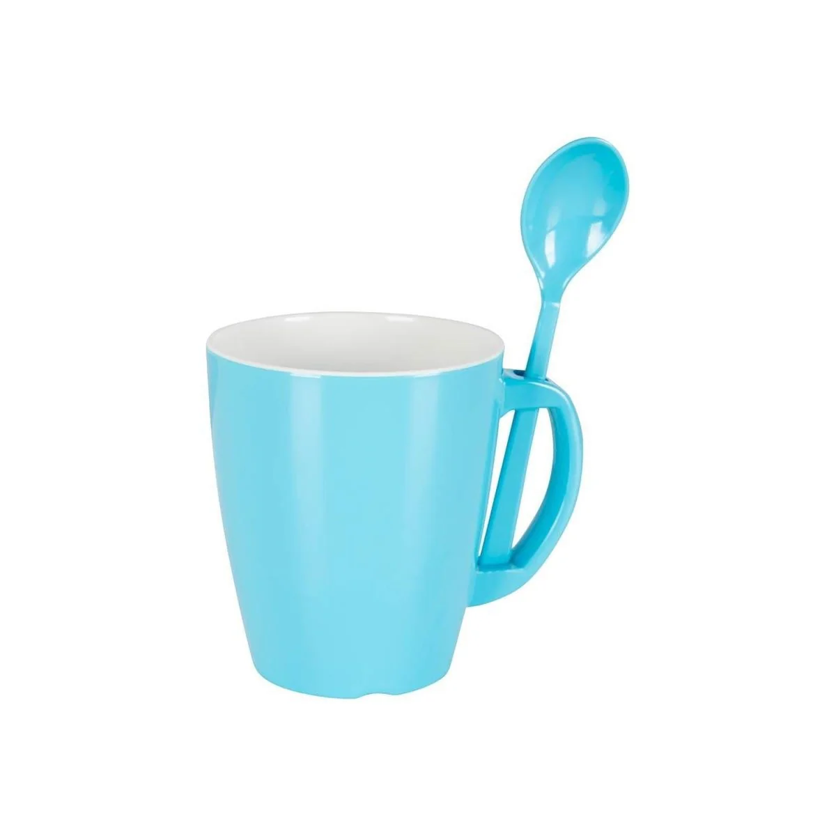 Gimex Colour Line Mug With Spoon Rainbow 390ml 4 Pieces - Image 4