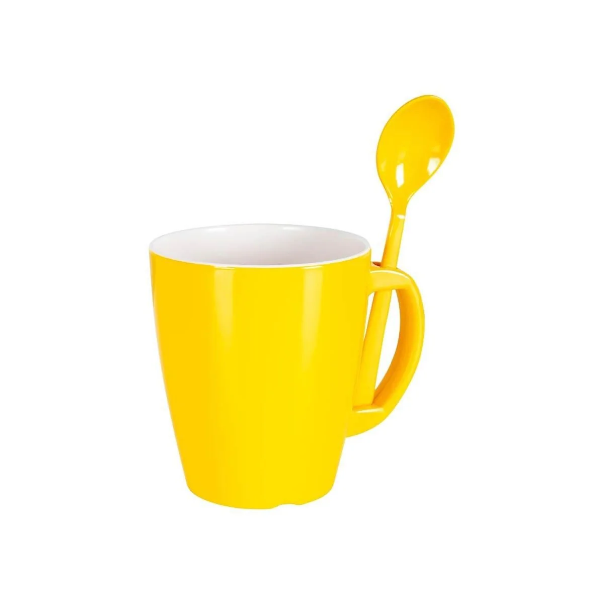 Gimex Colour Line Mug With Spoon Rainbow 390ml 4 Pieces - Image 5