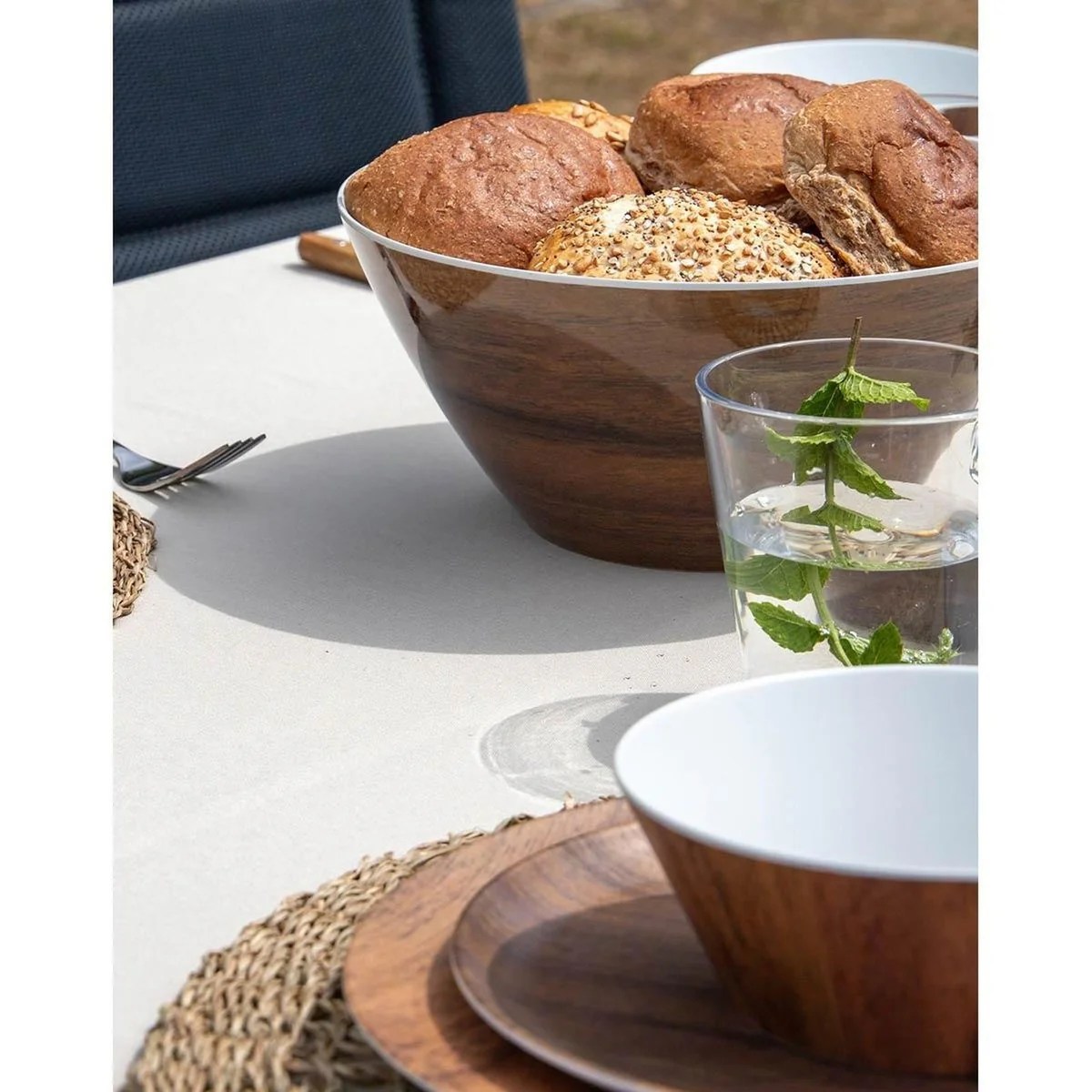 Gimex Nature Line Salad Bowl Wood 1 Piece - Image 2