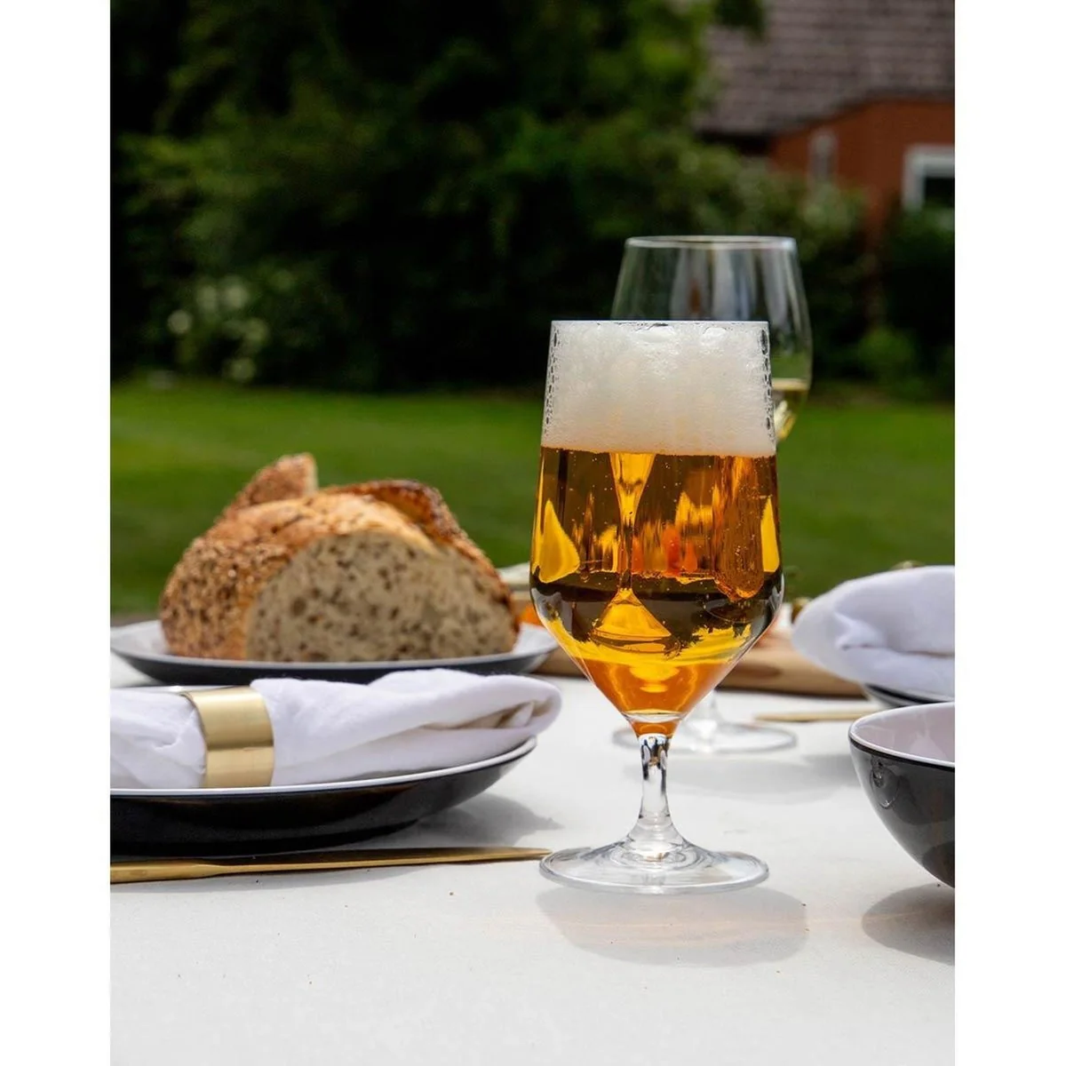 Gimex Solid Line Beer Glass 430ml 2 Pieces - Image 2