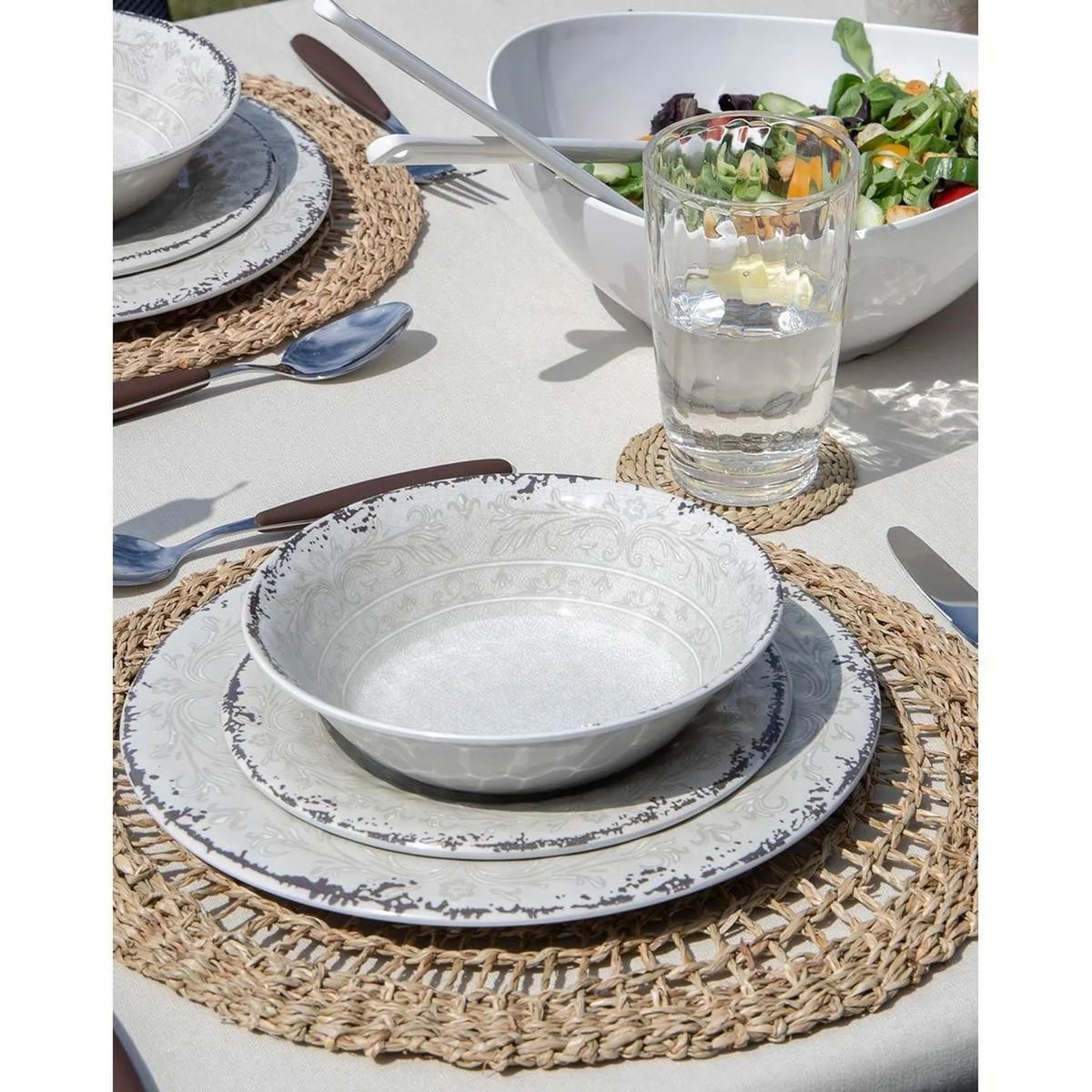 Gimex Stone Line Breakfast Plate Sand 1 Piece - Image 2
