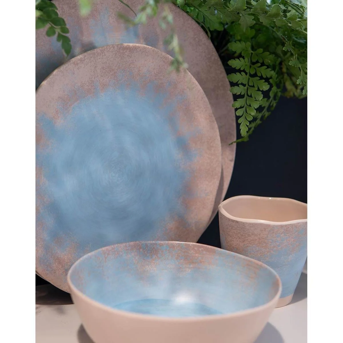 Gimex Stone Line Mug Beige 300ml 4 Pieces - Image 2