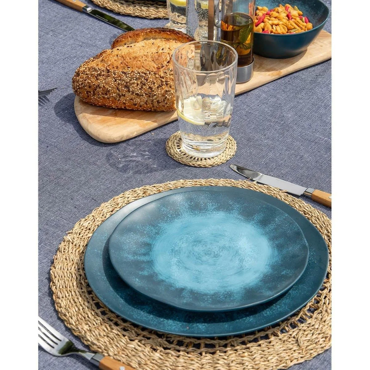 Gimex Stone Line Tableware Dark Blue 12 Pieces - Image 2