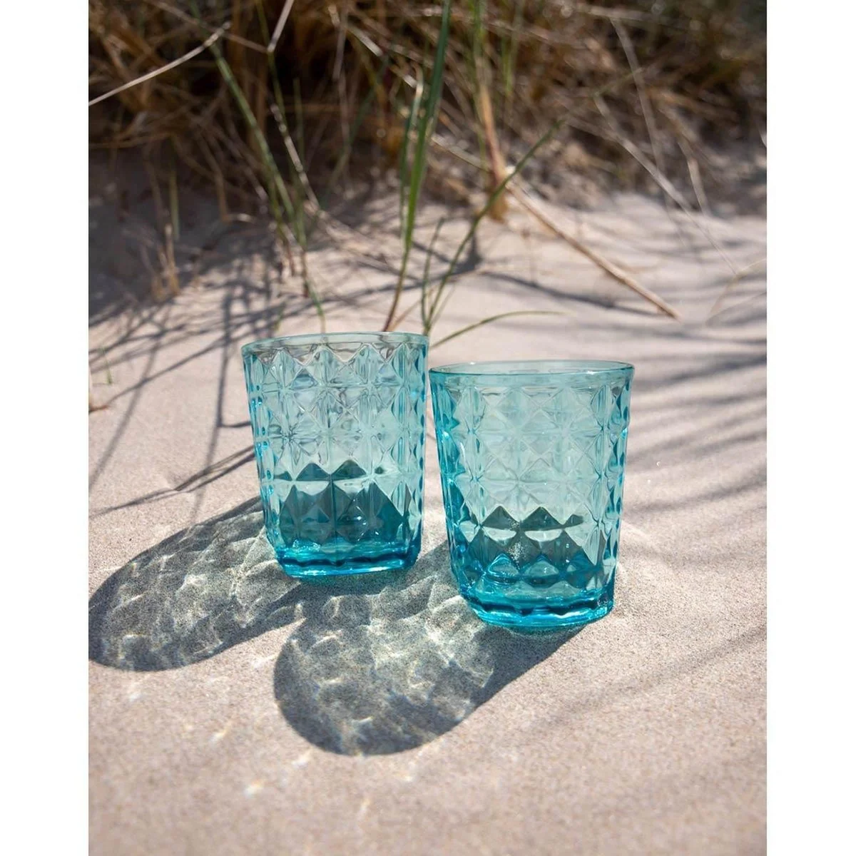 Gimex Stone Line Water Glass Opal 480ml 2 Pieces - Image 2