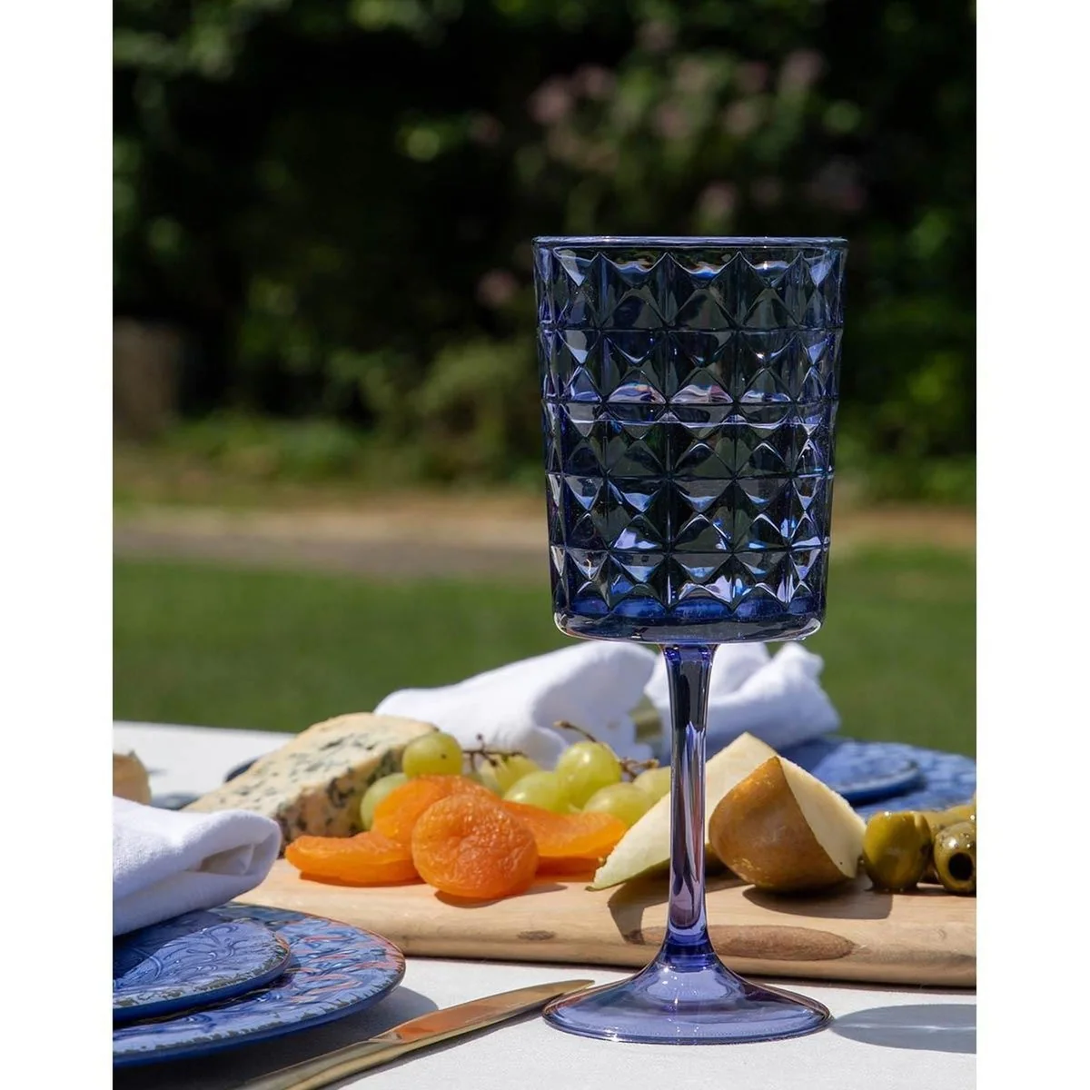 Gimex Stone Line Wine Glass Azure 400ml 1 Piece - Image 2