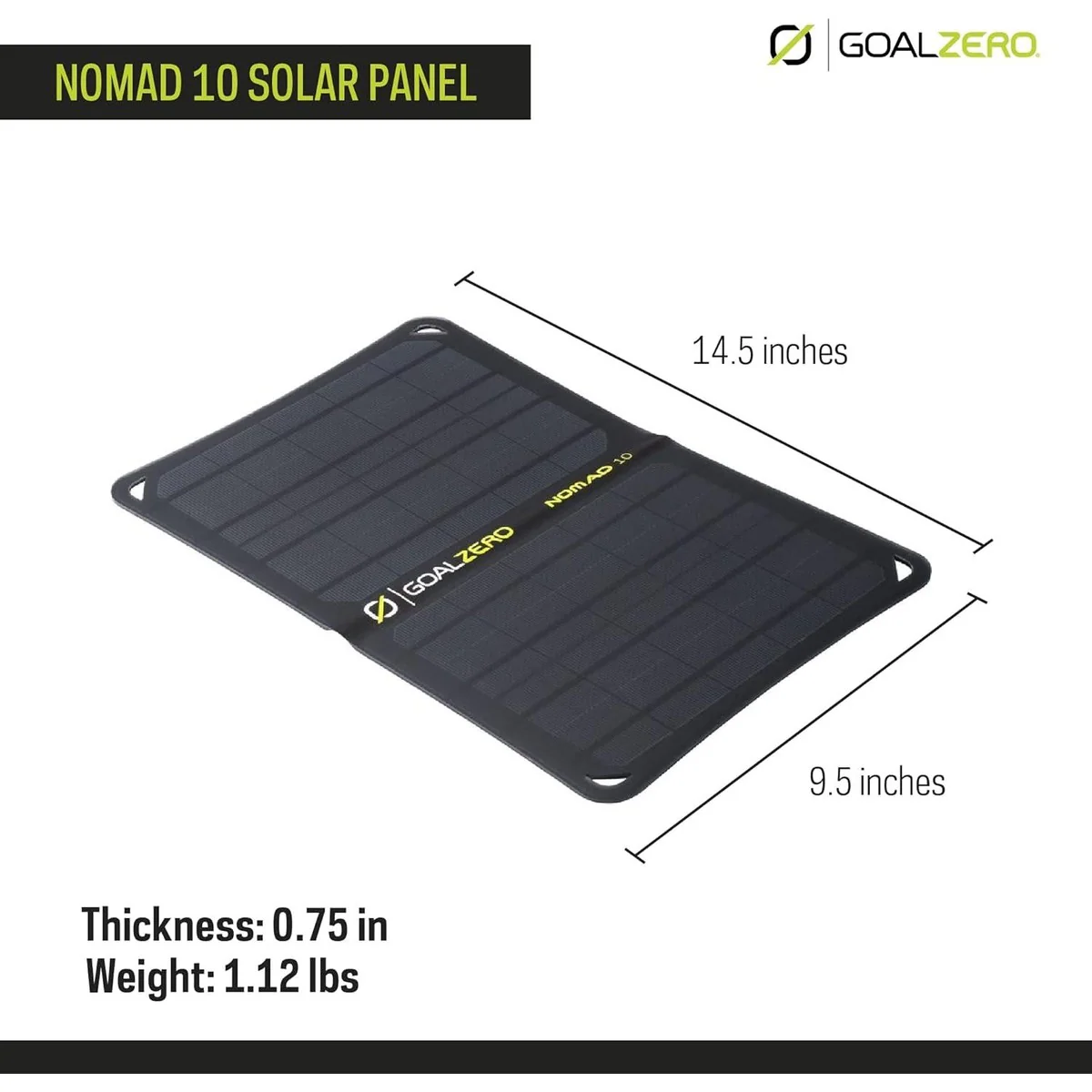 Goal Zero Nomad 10 Solar Panel Postable Charger - Image 7