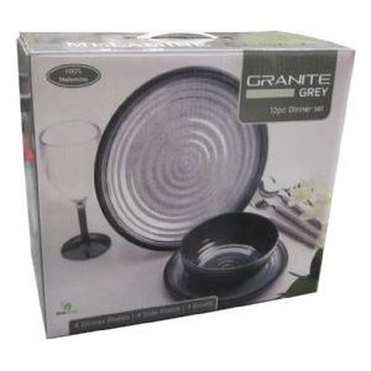 Granite Grey 12Pc Dinner Set GG0112 - Image 2
