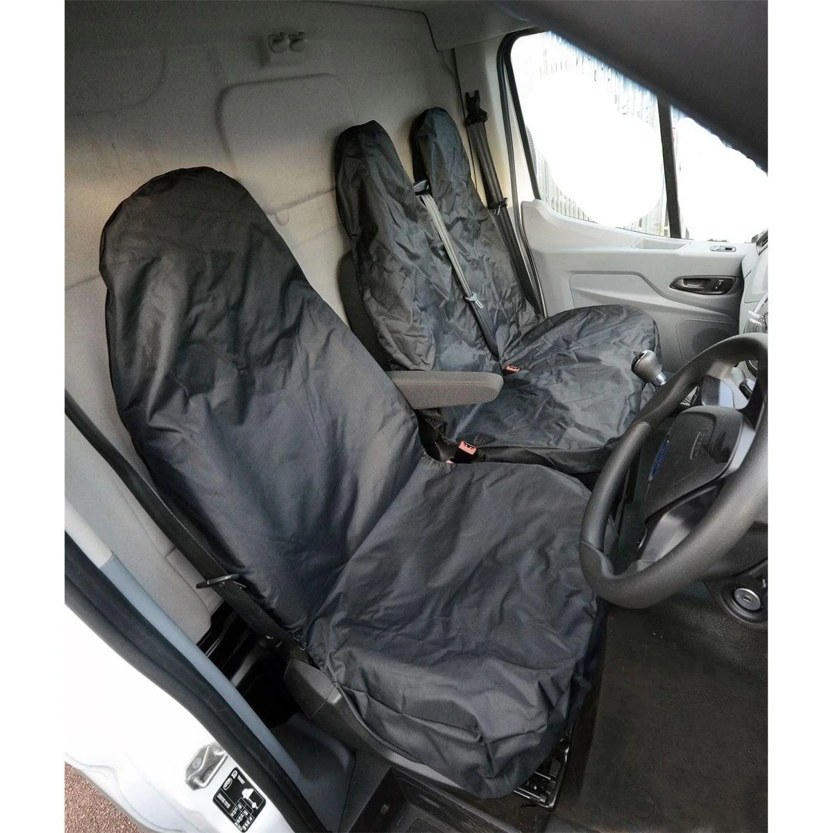Heavy Duty Van Seat Protector Set 1+2 Universal Side Airbag Compatible