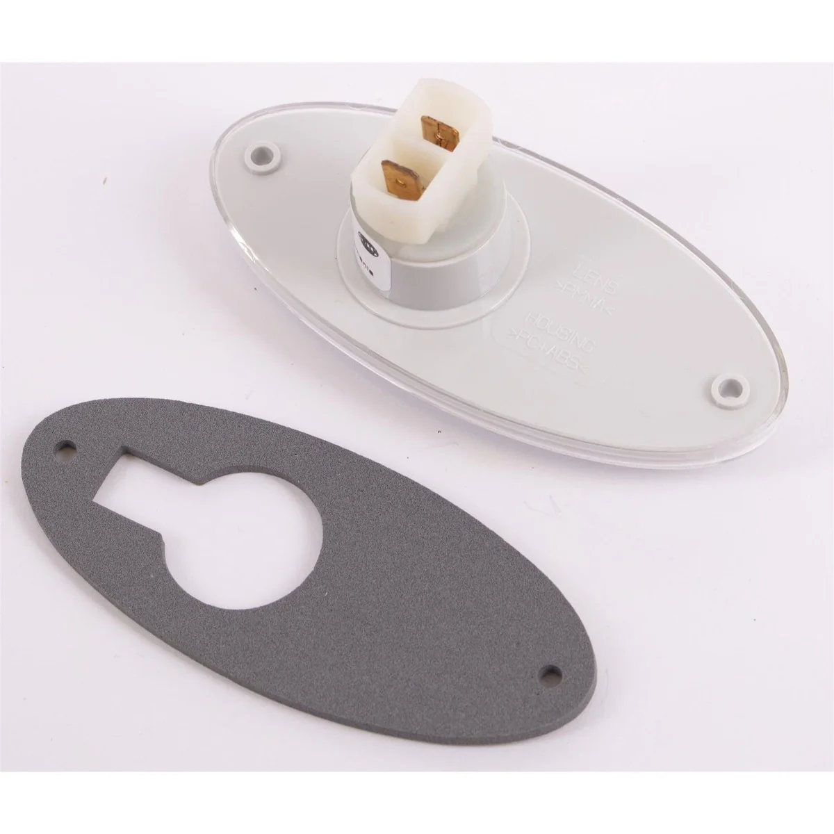 Hella Clear White Oval Front Marker Light - Image 4