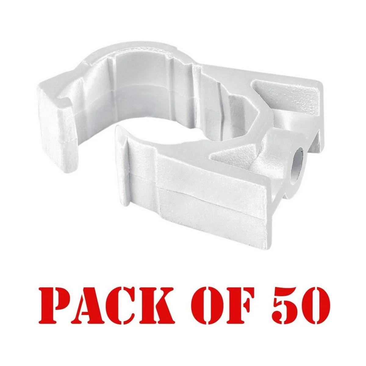 Hep2O Saddle Pipe Clip Pack - 22mm Size (50 Pack) for Caravan / Motorhomes