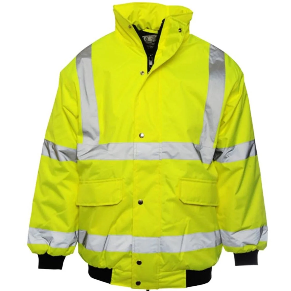 Hi-Vis Bomber Jacket Quilted 2XL
