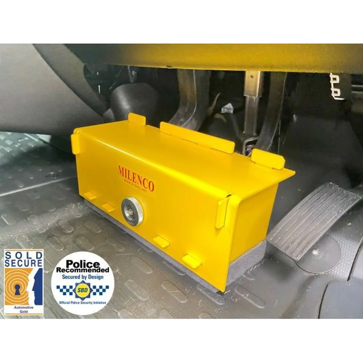 Milenco Pedal BC Lock Automatic Ford Transit (2014+) Mercedes Sprinter (2006+) Motorhome