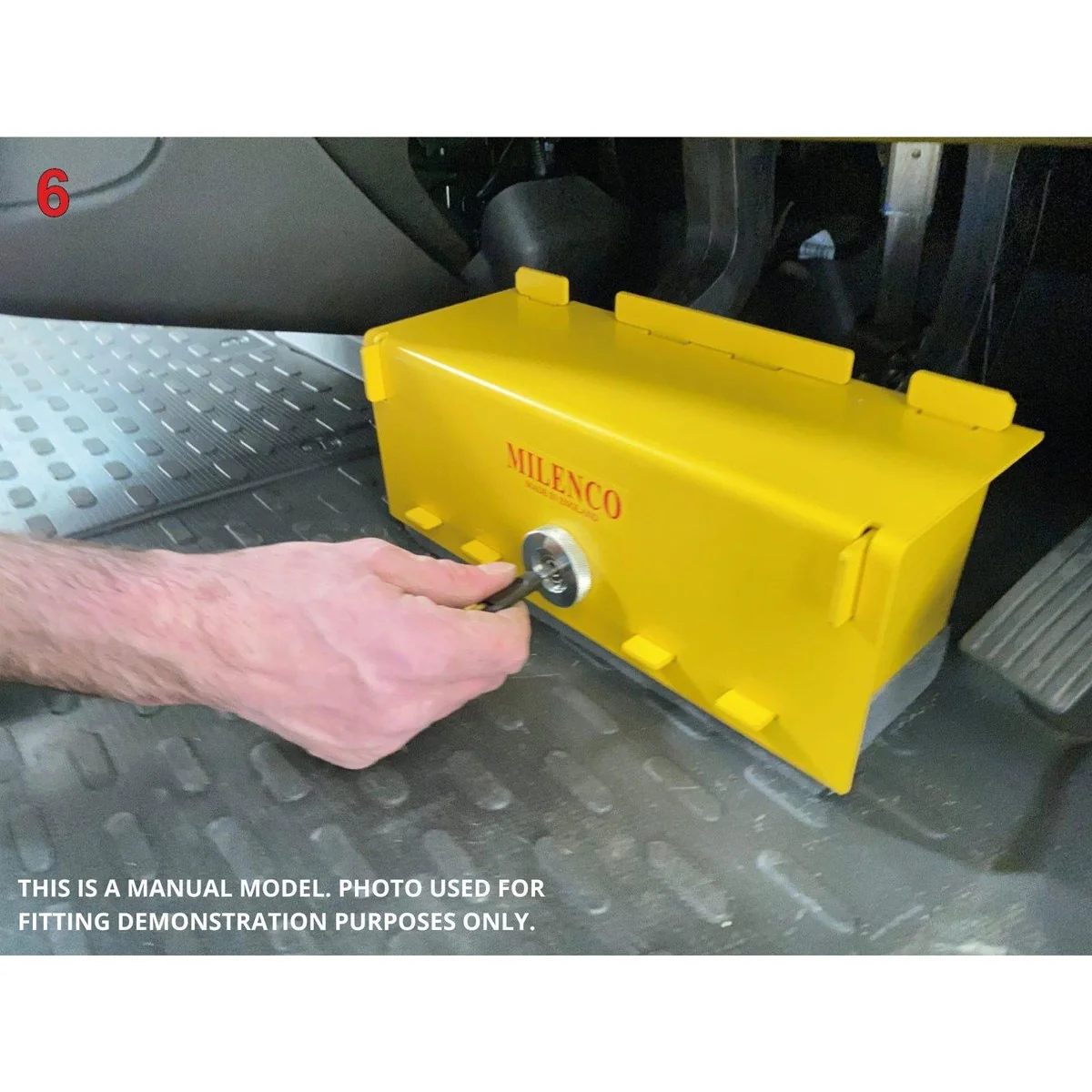 Milenco Pedal BC Lock Automatic Ford Transit (2014+) Mercedes Sprinter (2006+) Motorhome - Image 3