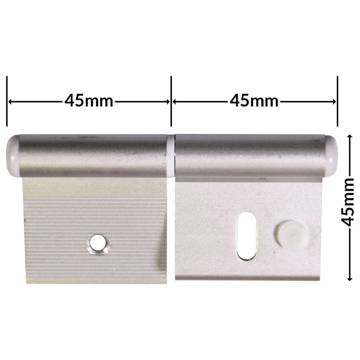 Hinge Silver (C12) for Caravan/Motorhomes - Image 2