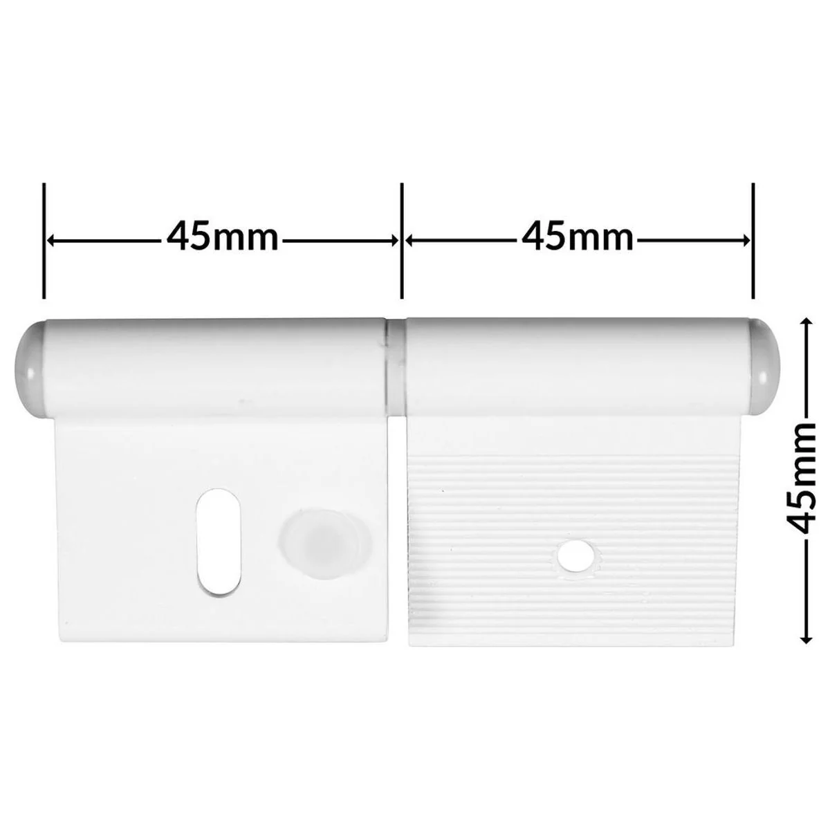 Hinge White (C10) for Caravan/Motorhomes - Image 2