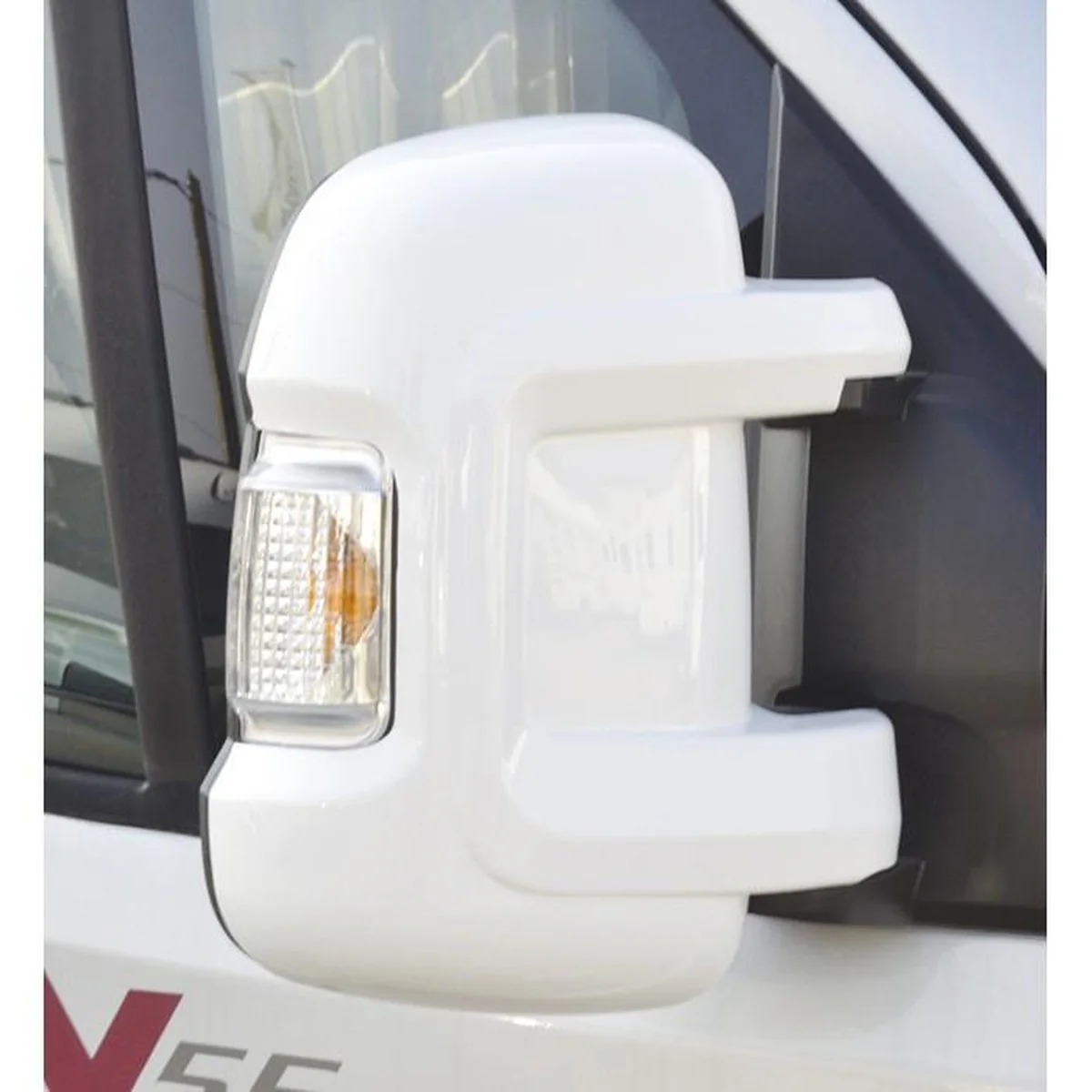 HTD Protect-it Mirror Short Arm Protector for Ducato/Relay / Boxer 06 onwards (White, Van/Conversion) - Image 2