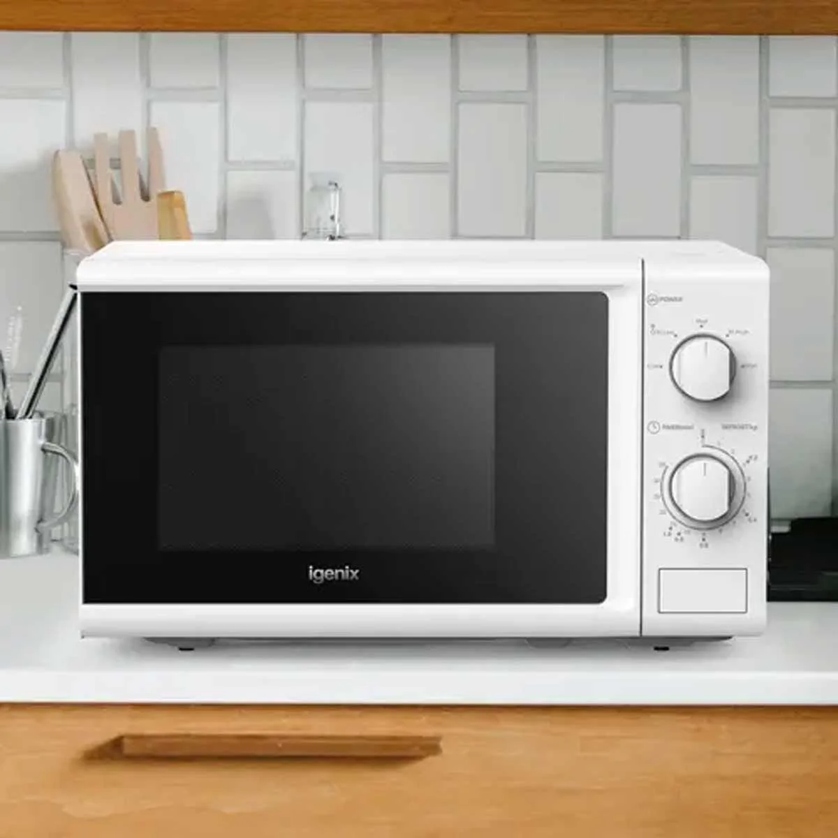 Igenix Microwave 20 Litre in White 800W 230V - Image 5