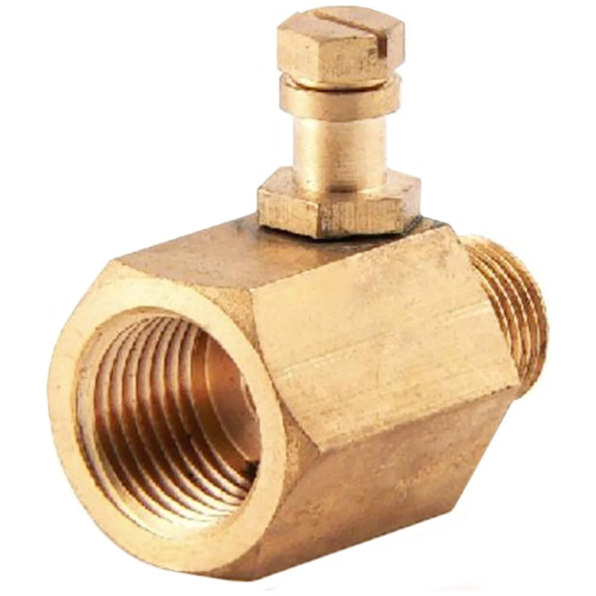 Inline Test Point 3/8" Male to 1/2" Female for Gas Connections